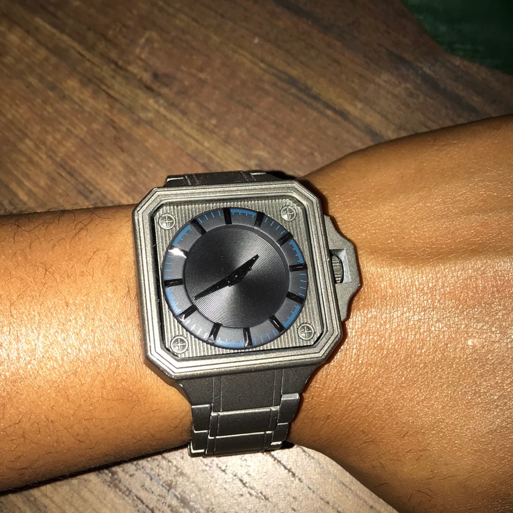 ⌚️Aldo Charcoal Grey Stainless Steel Watch ⌚️